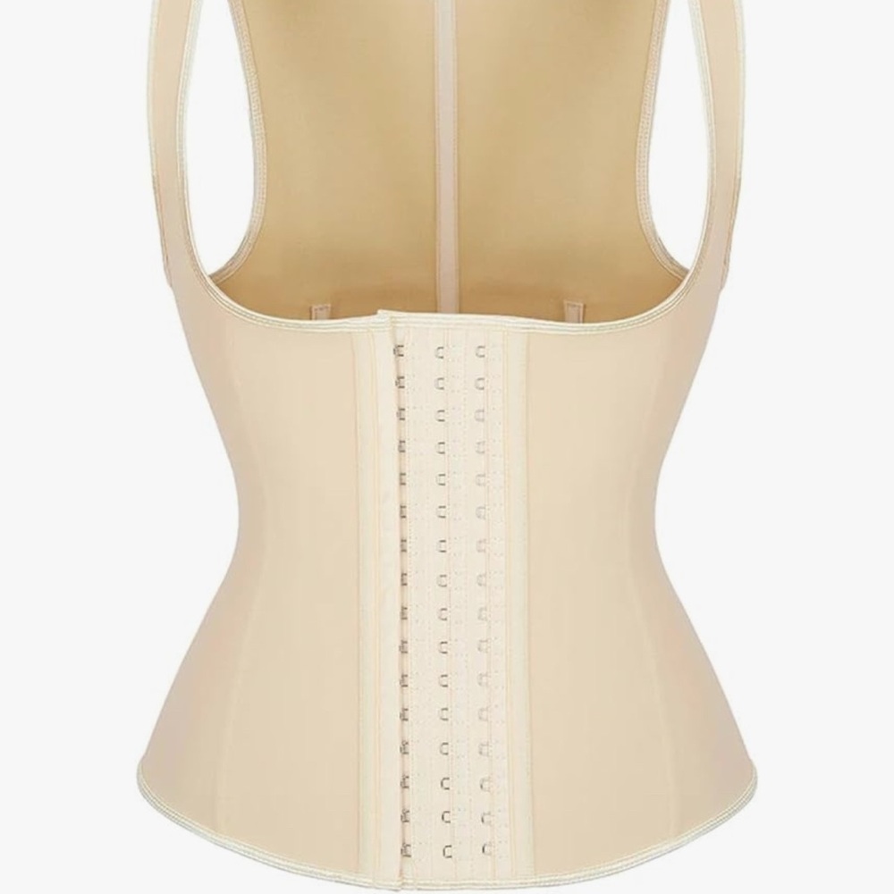 Women's Cream Waist Trainer Body  Corset slimming Underwear Tummy Trainer 4XL